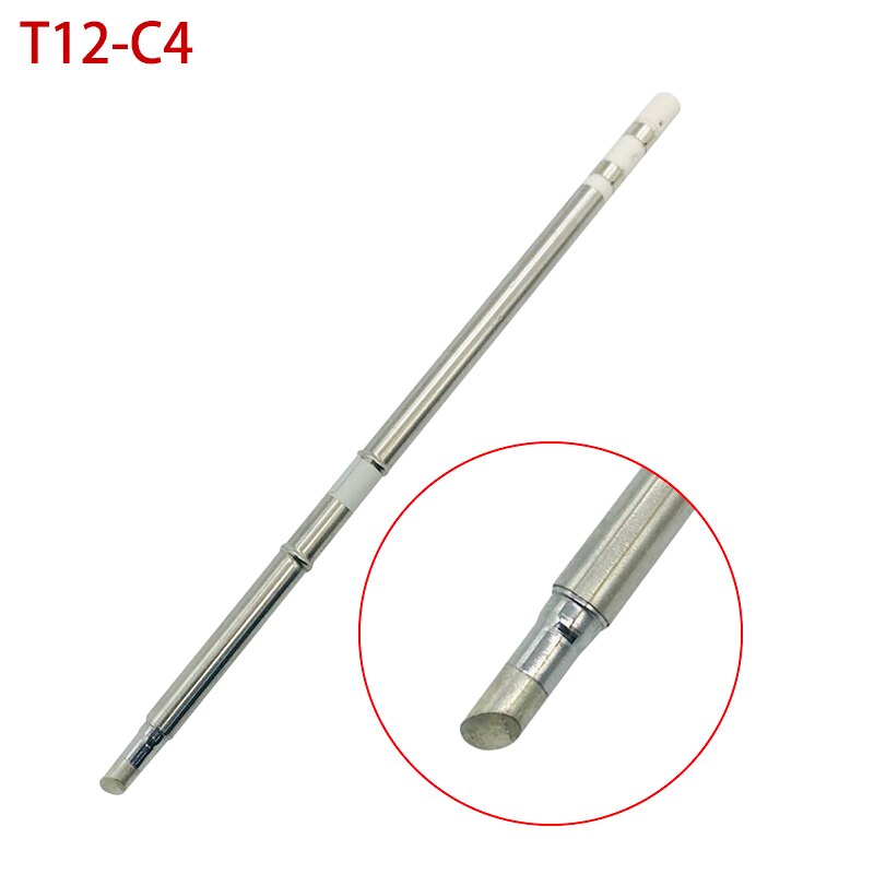 T12 Soldering Solder Iron Tips T12 Series Iron Tip For Hakko FX951 STC AND STM32 OLED Soldering Station Electric Soldering Iron: C4