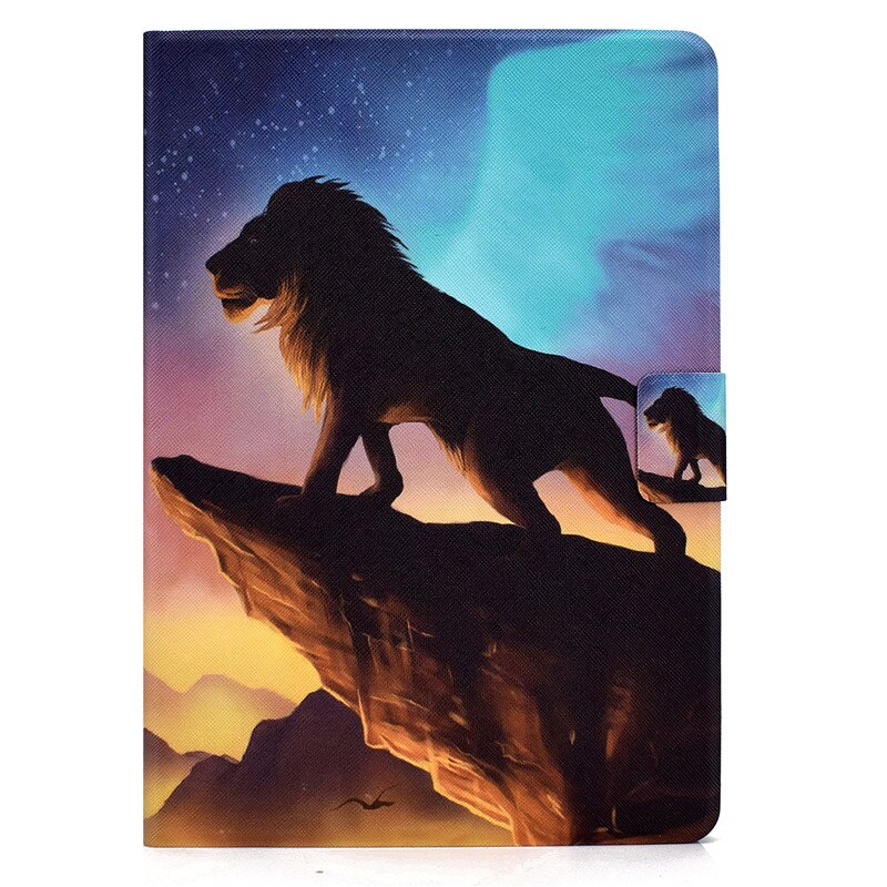 For Lenovo Tab M10 Plus Case 10.3 TB X606F X606X Color Wolf Fox Animal Cover For Lenovo Tab M10 FHD Plus Case Tablet Coque Funda: lion / Tab M10 FHD Plus
