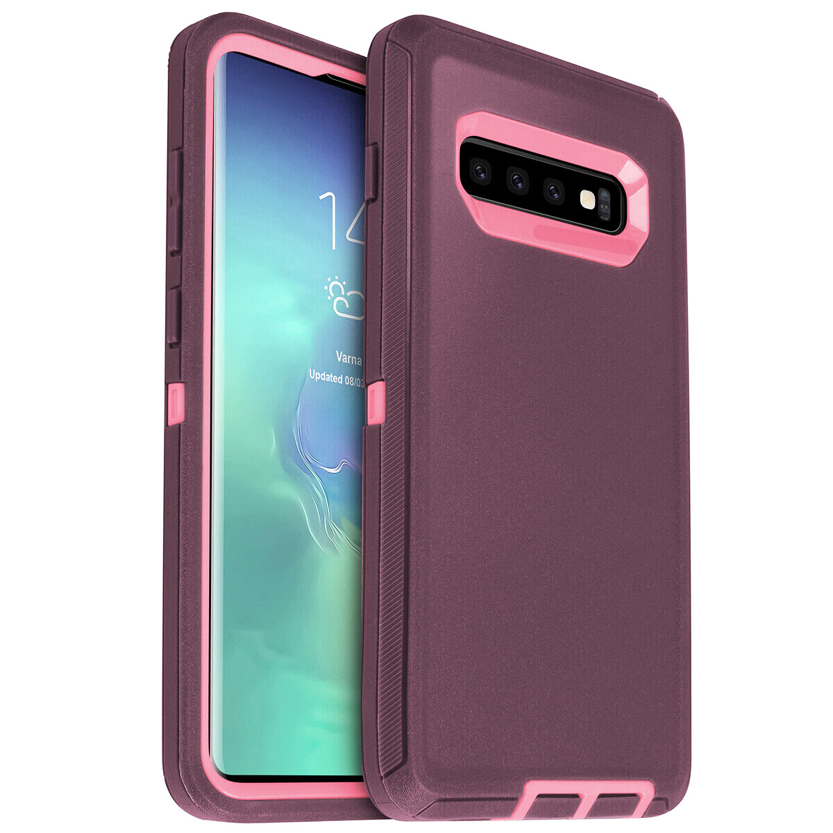 Custodia protettiva antiurto rinforzata per galaxy  s10 s10e s10+  plus: Per la galassia  s10 / Azzurro cielo