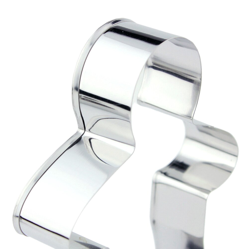 3pcs/set Decorating Kitchen Cookie Cutter Dessert Reusable Gingerbread Man Baking Tools Biscuit Mold Stainless Steel