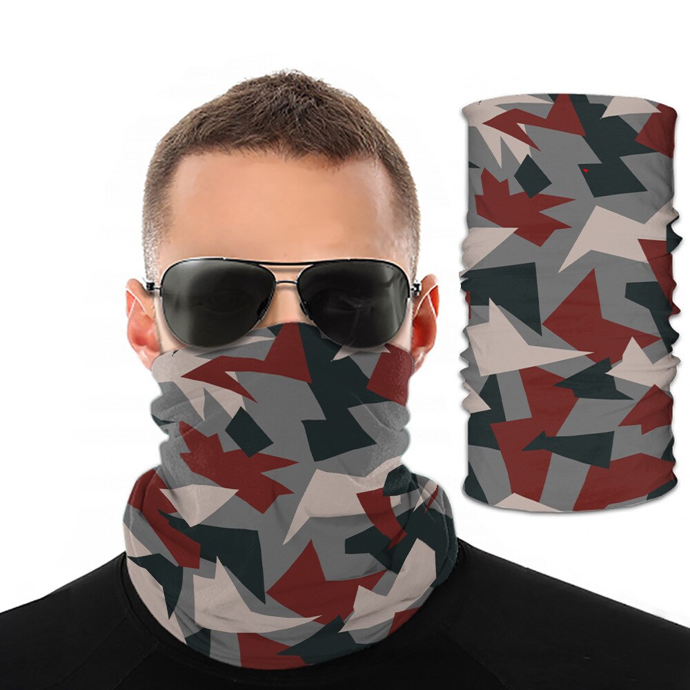 European and American 3D camouflage digital printing outdoor insect repellent mask, cap, variety magic, scarf: 10