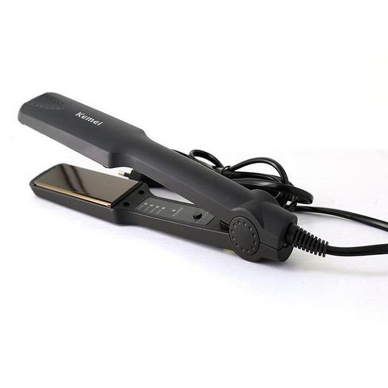 Kemei Hair Straightener Styling Tools Hair Curling Boards Curling Flat Straightening