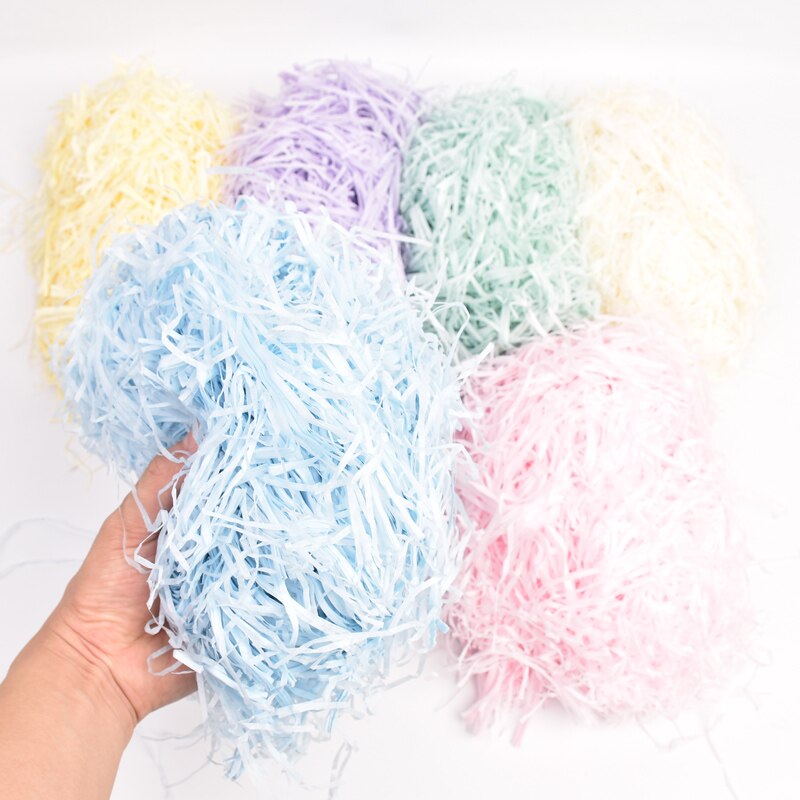 Cadeaumand vullen met versnipperd papier, Crinkle Cut Glitter Cadeaumand vullen met versnipperd papier, Crinkle Cut Glitter