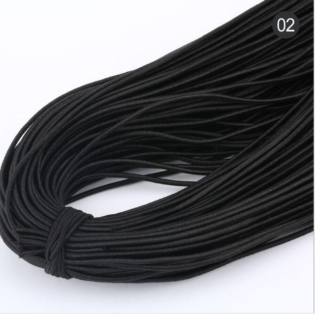 1mm Colorful High-Elastic Round Elastic Band Round Elastic Rope Rubber Band Elastic Line DIY Sewing Jewelry Accessories 9yards: Antique Brass