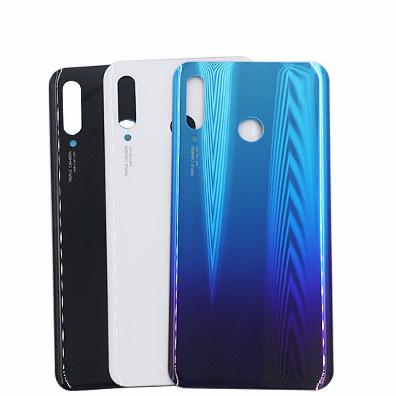 P30 Lite Batterij Cover Voor Huawei P30 Lite Back Glass Rear Deur Panel Behuizing Case met Sticker Reparatie terug behuizing