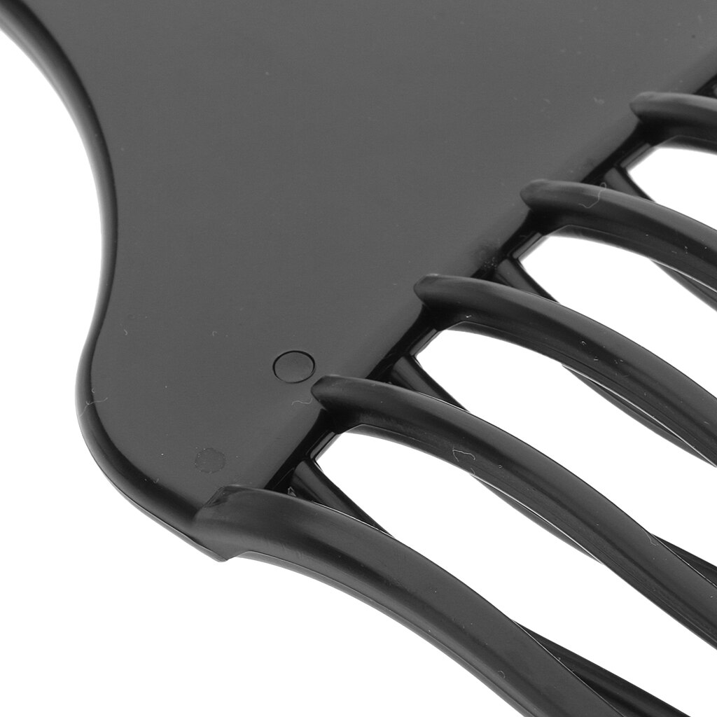 Black Wide Tooth Hairdressing Plastic Afro Comb Wig Braid Styling Lift Hair brushes