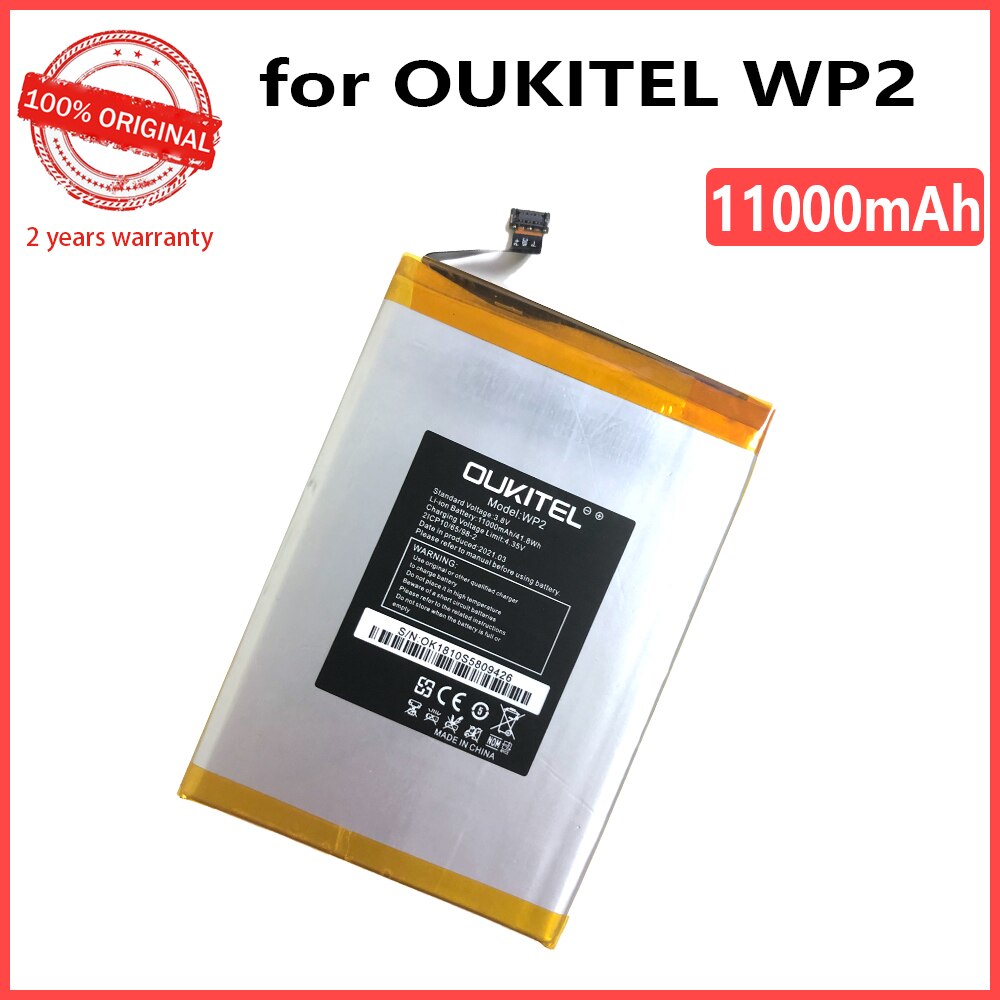 100%  alkuperäistä  wp2 10000 mah vaihtoakkua oukitel  wp2 akkua bateriaan seurantanumerolla