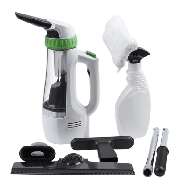 Cordless Window Glass Vacuum Cleaner,Function Electric Window Cleaner Brush Cleaning Tool Dust Cleaner EU Plug: Default Title