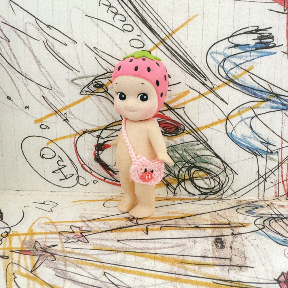 Cute Sonny Angel Hippers Handmade Swimsuit Clothes Changing Accessories Dress Shorts Costume Bag Animal Ocean Series Fan: Red