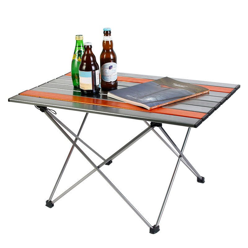 Outdoor Portable Folding Table Ultralight Aluminum Alloy Folding Camping BBQ Picnic Table