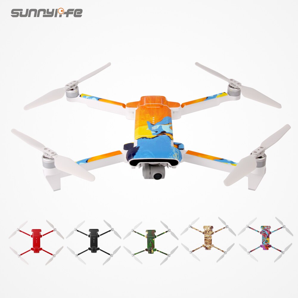 Sunnylife PVC adesivi protettivo pelle per Xiaomi FIMI X8 SE drone Decals Fimi X8 avvolgere accessorio impermeabile graffiare resistente