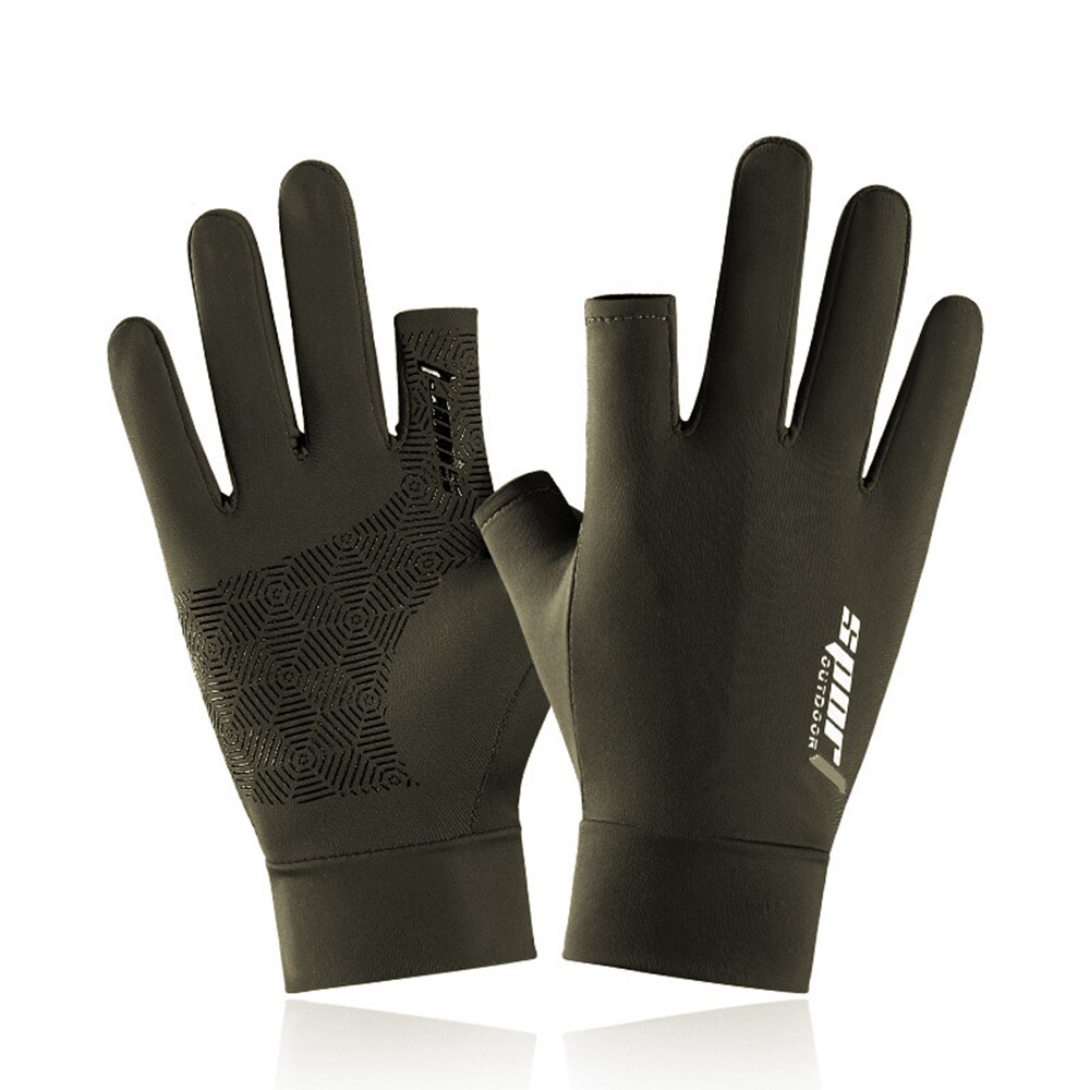 Vissen Vangen Handschoenen Beschermen Hand Professionele Anti-Slip Vis Handschoenen: Sky Blue