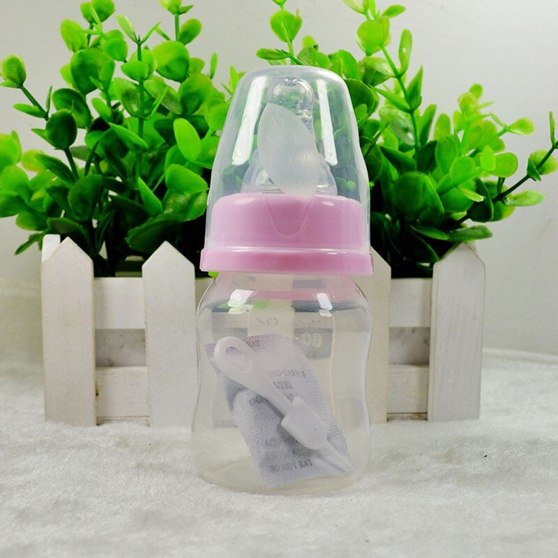 Baby Care 60Ml 2 Oz Silicone Baby Zuigfles Pasgeboren Voeden Verpleging Tepel Fles Kids Sap/Water Flessen