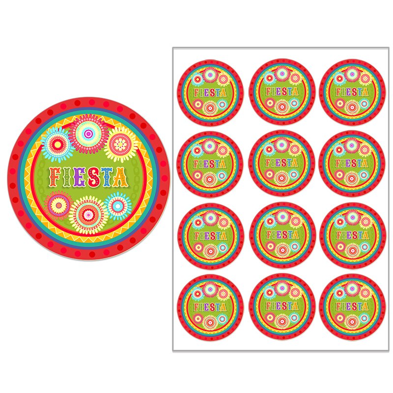 24/48pcs Mexican Party Stickers Final Fiesta Cactus Stickers Bachelorette Party Decor Summer Wedding Birthday Supplies