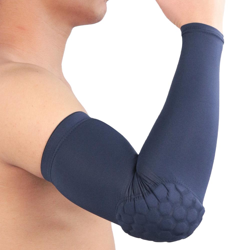 Ochraniacz sportowy Arm Honeycomb antykolizyjna osłona na łokieć koszykówka tenis Badminton: Dark blue / M