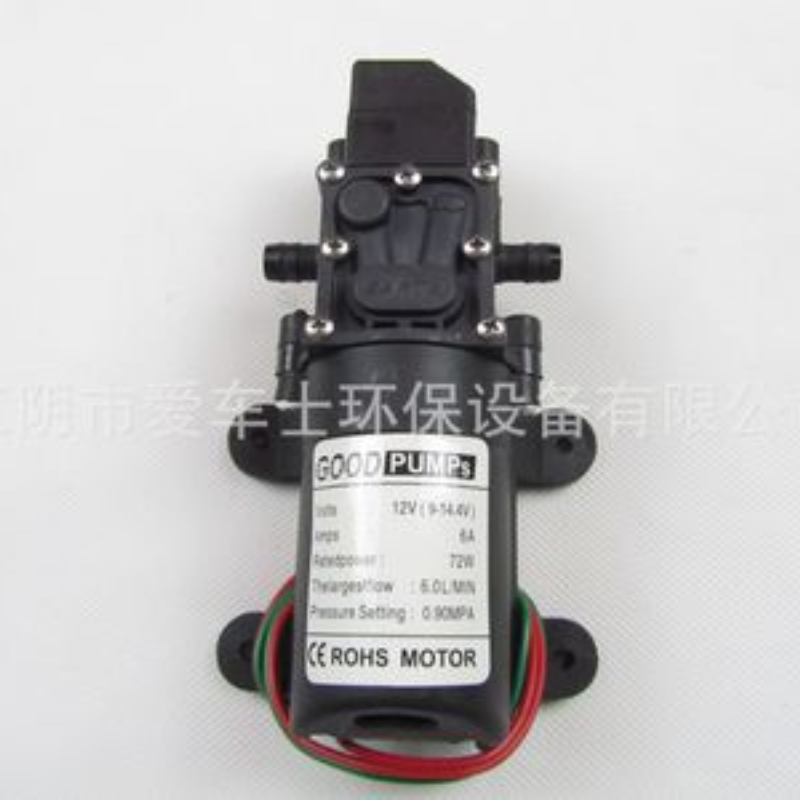 Bomba de diafragma de água dc, bomba de diafragma de 12v, 130psi, 6l/min, bomba de água de alta pressão automática, impulsionadora, interruptor automático de 72w