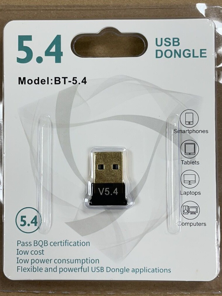 5.3/4.0/5.1 5.4 Bluetooth Adapter USB Drive-gratis Bluetooth Computer 5.0 Bluetooth Draadloze Zender Luidspreker voor PC Laptop: Bruin