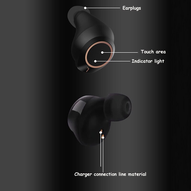 Mini appareils auditifs numériques intelligents, rechargeables par USB, réduction du bruit, intra-auriculaires, Amplifie le son des personnes âgées et des sourds