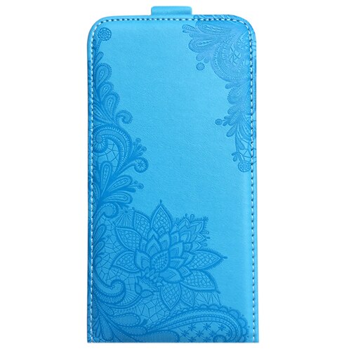 Cartoon Patroon Flip Leather Case Voor ASUS ZenFone Gaan ZB452KG ZB450KL ZB452 452 KG 452 Reliëf flip telefoon cover TPU case: lace blue