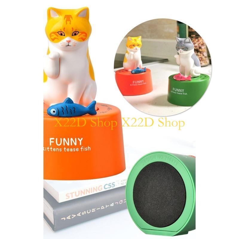 X22d Huishoudelijke keukentimer Cartoon voor katvormige kooktimer Baktimer Kookalarm Keukenaccessoires Plastic mate