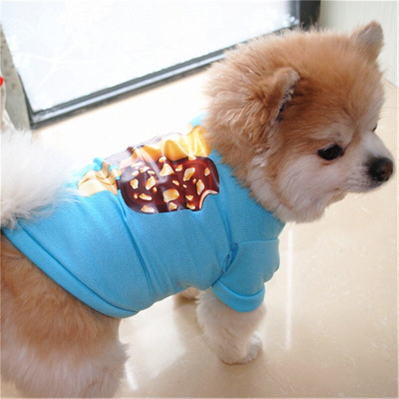 Cão de estimação roupas de algodão filhote de cachorro verão camisa pequeno gato do cão roupas de animais de estimação colete