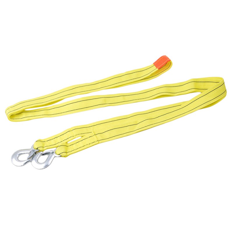 4m Double Thicker Tow Rope Multifunction Yellow Car Accessories Tow Ropes