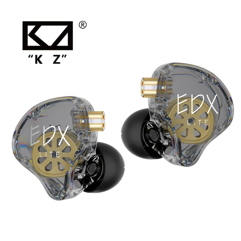 KZ EDX Lite HIFI Earphones Stereo Bass Music Earbuds In Ear Monitor Stage Live Headphones Sports Gaming Headsets EDXPRO EDA ZVX