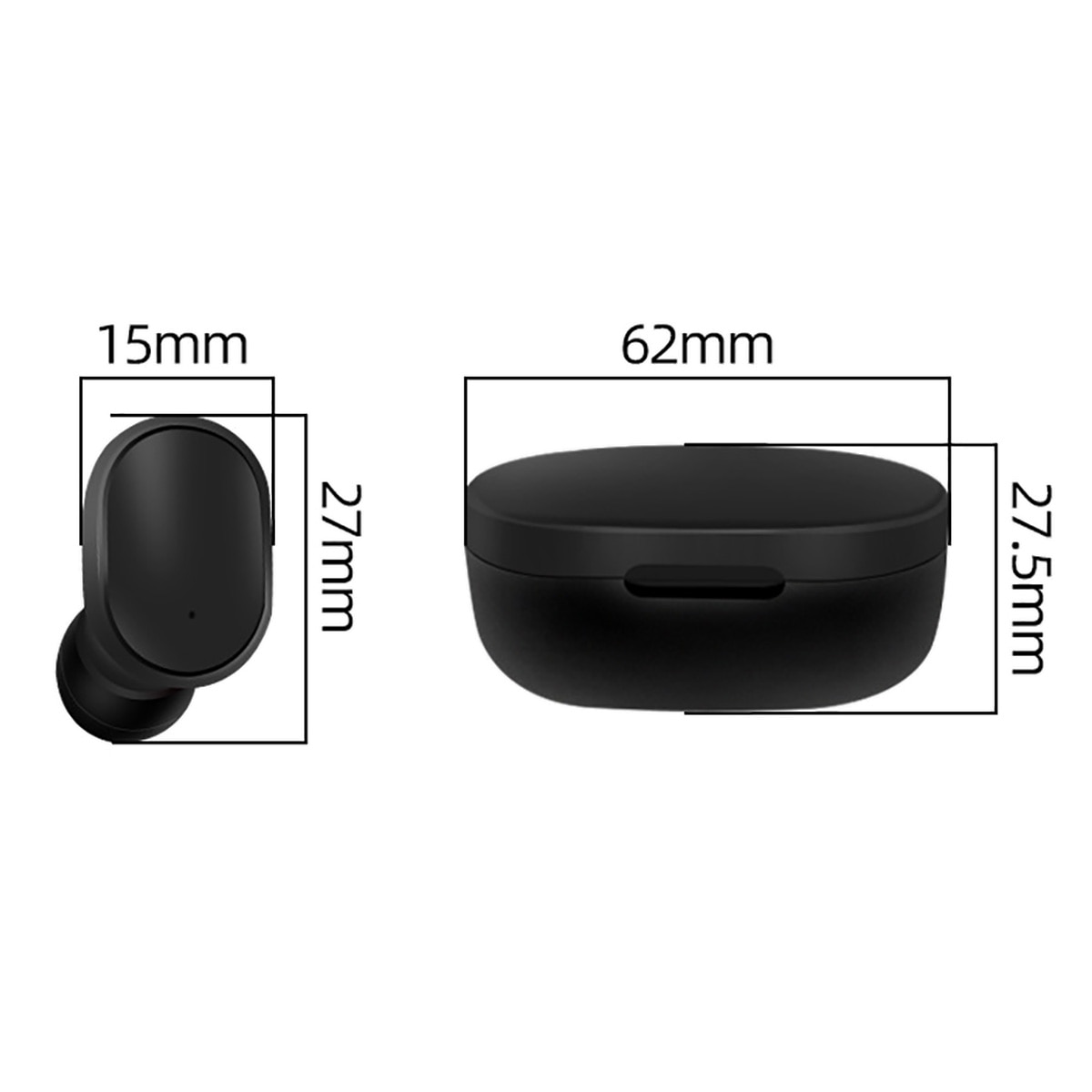 Écouteurs sans fil Bluetooth I7 A6S TWS, oreillettes stéréo 9D, casque d'écoute pour Smartphones Xiaomi Samsung Huawei LG