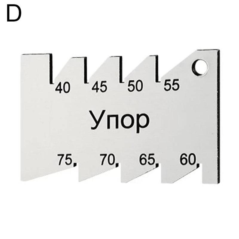 Machining Threads Screw Cutting Gauge Steel Angle Arc Model Angles Measure Tool Measuring Gauging Tools Gauges: D