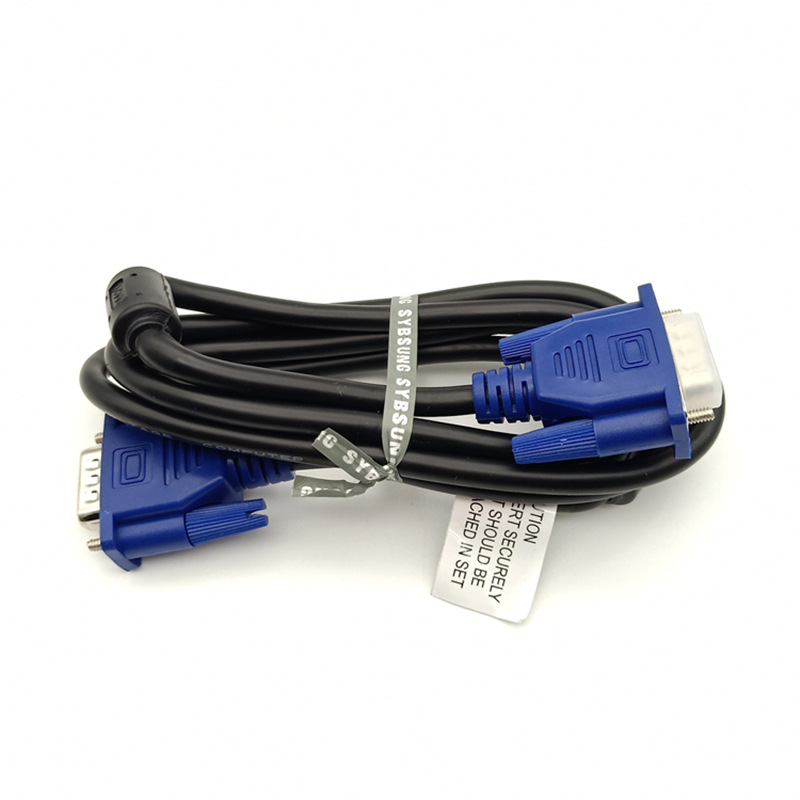Vga 4 5 kabel männlich zu männlich hoch-Definition Computer projektor Monitor Video datenkabel mit Magnet Ring