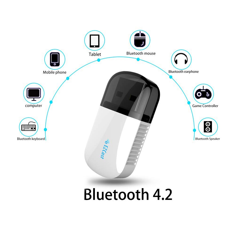 Dual Band WiFi Wireless USB Bluetooth Adapter For iPads,Phones laptops USB Bluetooth 4.2 Adapter Bluetooth Receiver Transmitter