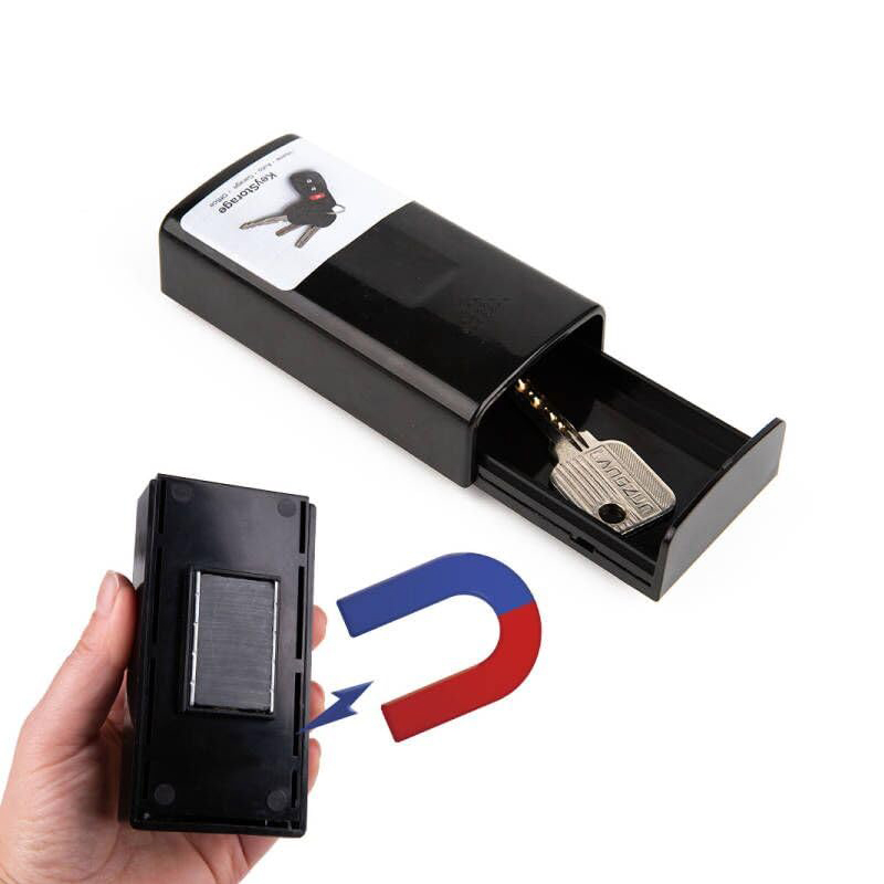 Magnetischer Schlüsselversteck, versteckt einen Schlüssel, magnetisches Auto außerhalb des magnetischen Schlüsselkastens für Autos, Boote, Vermietungen und Notfälle, sicherer Ersatzschlüsselhalter