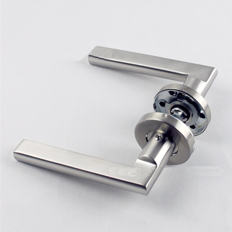 Factory direct sales, 304 stainless steel, precision casting, solid door handle, 60*125mm, fire door lock handle