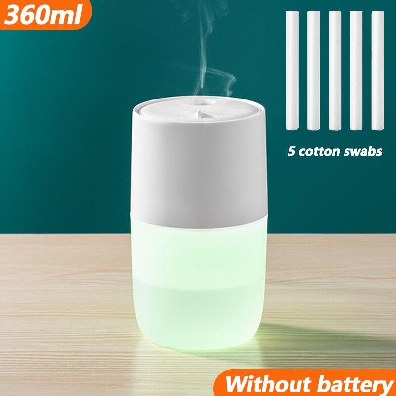 2022 Humidifier Jellyfish Aromatherapy Humidifiers Diffusers 360ML USB Diffuser with Colorful Night Light Humidificador: 07