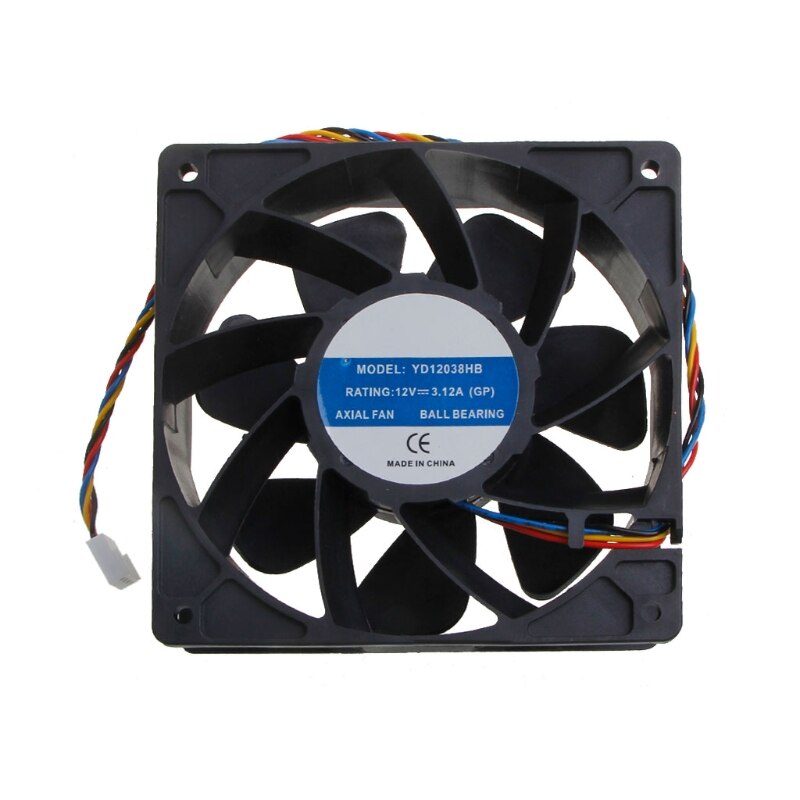 Pc Fan 120Mm 12V Voor YD12038HB 120Mm 3.12A Koelventilator 4-Pin Pwm Voor cpu Server