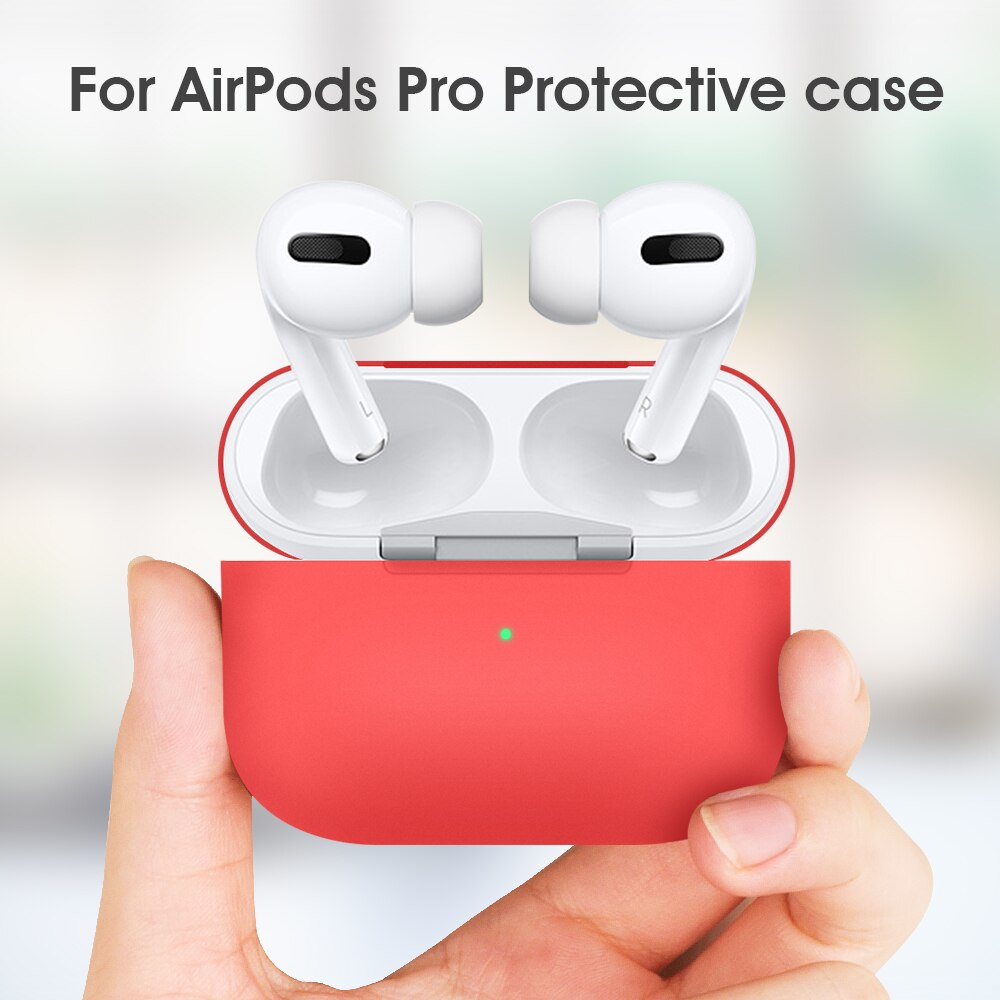 Silikon Fall Für Airpods Pro Fall Soft Drahtlose Bluetooth Fall Für Airpod Pro Fall Abdeckung Für Air Schoten 3 Fundas capa Coque Shell