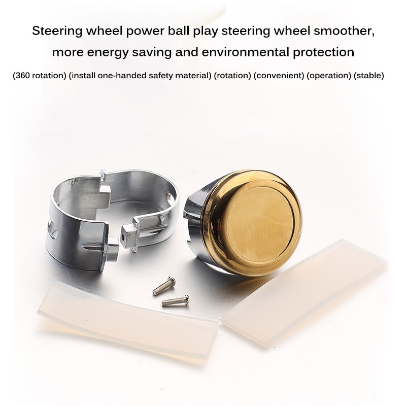 Auto stuurwiel bal booster universele metalen auto stuurwiel bal auto handbediening elektrische handgreep draaiknop