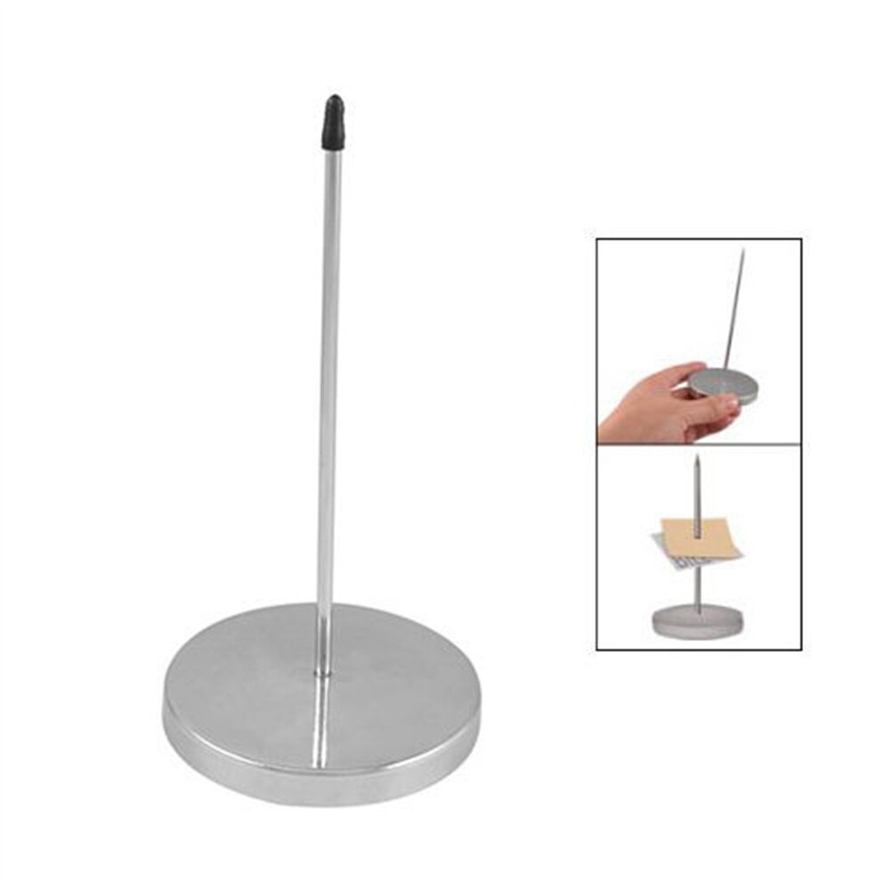 Safe Memo Holder Spike Stick for Bill Receipt Note Paper Order Office Desk LW