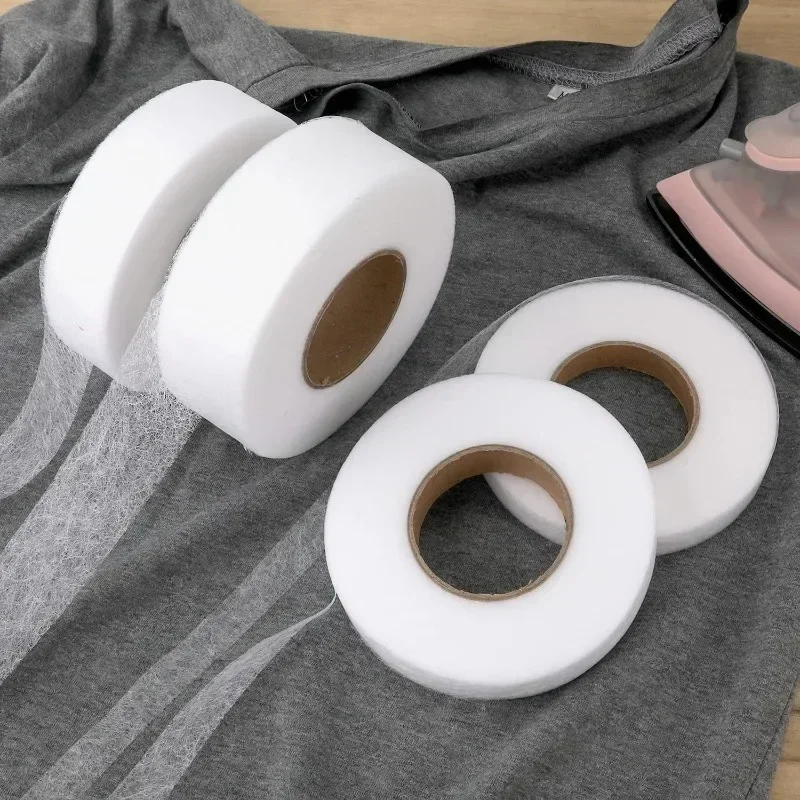 Doppelseitiges Vlies-Einlage-Klebeband zum Aufbügeln bin Saum, Klebebandkante zum Verkürzen von Reparaturhosen für Hüte, Kleidung, DIY, NäHenne, Basteln