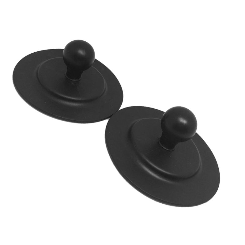 Rubber Ball Head Mount Car Dashboard Suction Cup Round Plate with Adhesive Tape for Ram Mounts for Gopro GPS Camera Smartphones