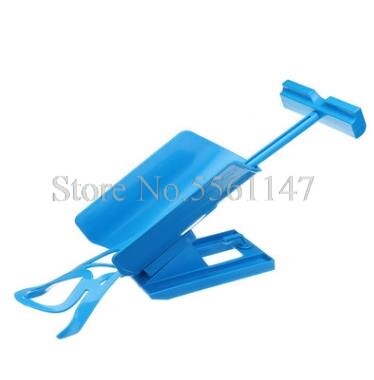 1pc Sock Slider Aid Blue Helper Kit Helps Put Socks On Off No Bending Shoe Horn Suitable For Socks Foot Brace Support