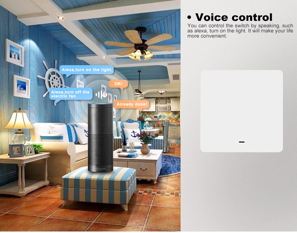 ZigBee Smart Light Switch 10A EU Wall Button Switches Wireless Remote Control Smart Home Works zigbee3.0 hue/b smartthings Alexa