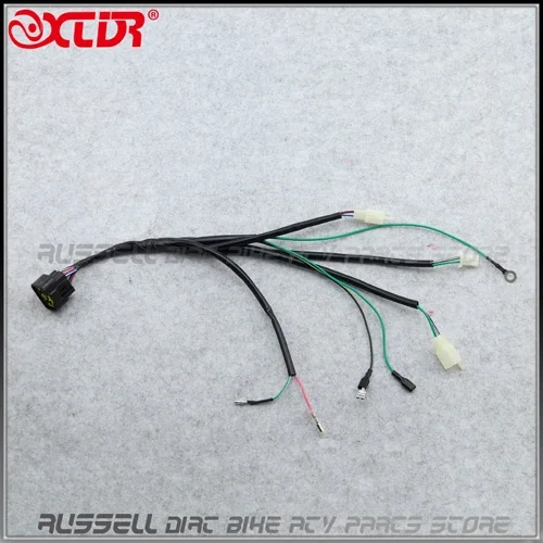 8 Pin CDI Unit Plug Kick Starter Wiring Wire Harness Loom Cable for Lifan 140cc 150CC 160cc ZS155cc W150 Engine Dirt Pit Bike: Ivory