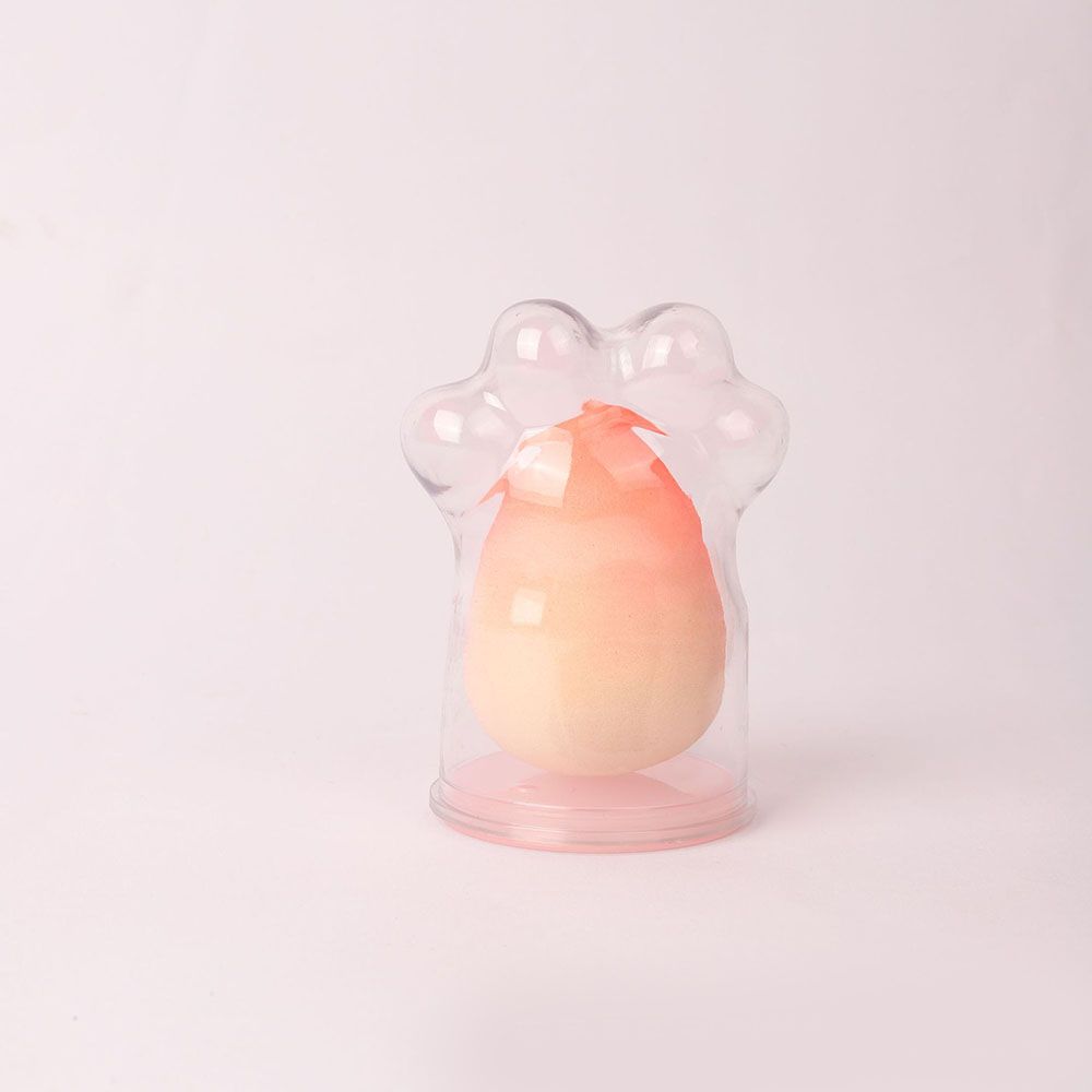Cat Claw Shell Beauty Egg Makeup Cosmetic Puff Makeup Sponge Gradient Color Cushion Foundation Powder Beauty Tool: pink