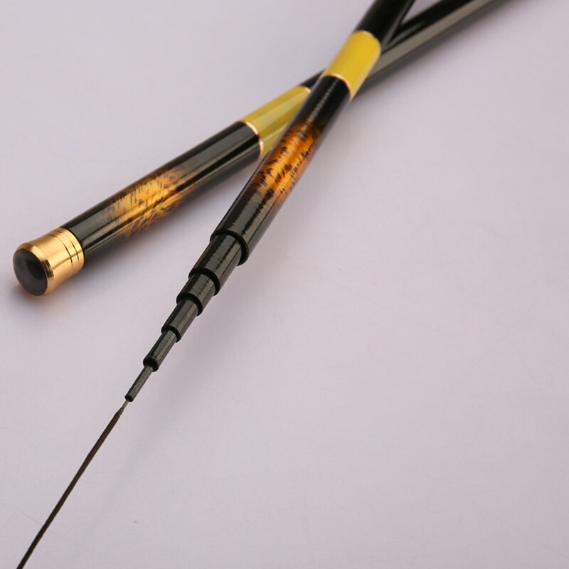 carbon fishing rod 3.6m-4.5m-5.4m-6.3-7.2m ultra light ultra-fine portable short section hand pole fishing gear