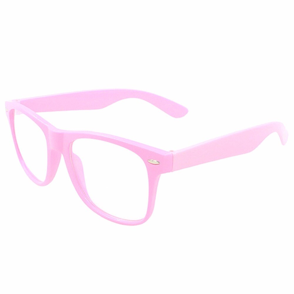 Trendy Unisex Men Women Eyewear Frames Clear Lens Glasses Square Frame 9 Colors
