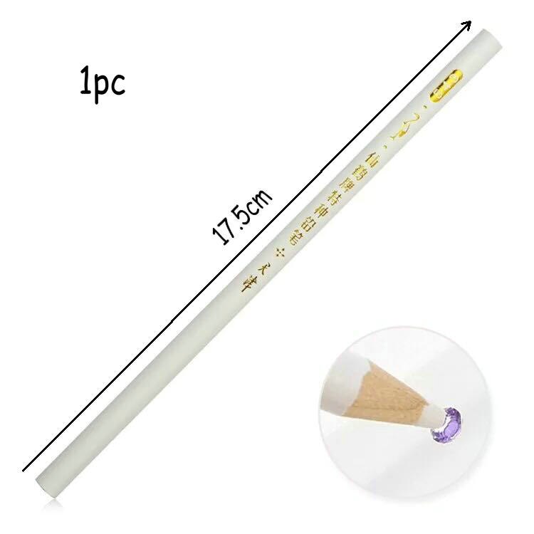 Diy sieraden knutselen strass steentjes edelstenen plukgereedschap nagelkunst stippelpennen harsbedels kristal stippelpen: 1pc witte