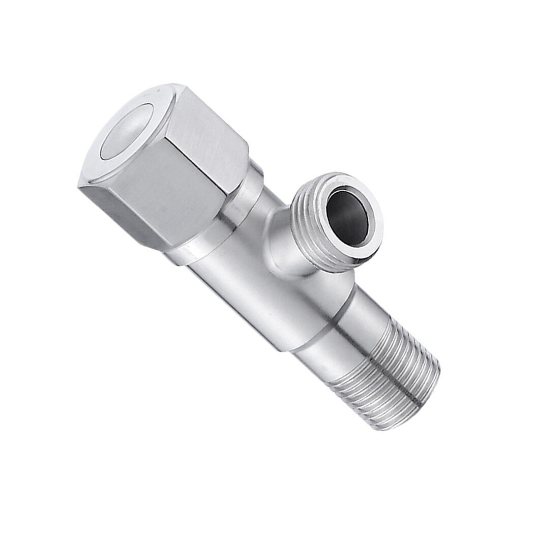 Stainless Steel Shut Off Valve Angle Valve Bidet Shower Brushed Nickel