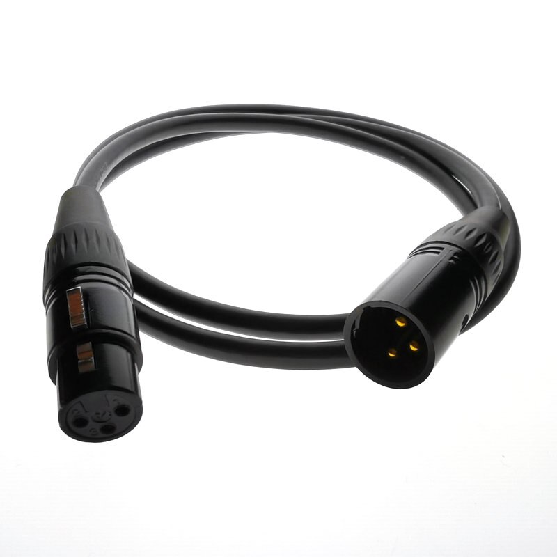 Xlr Kabel Microfoon Lood Man-vrouw Lijn Stereo Audio Adapter Pluggen Bu Cable Cord 0.3M 0.5M 1M 1.5M Audio Adap: 2M