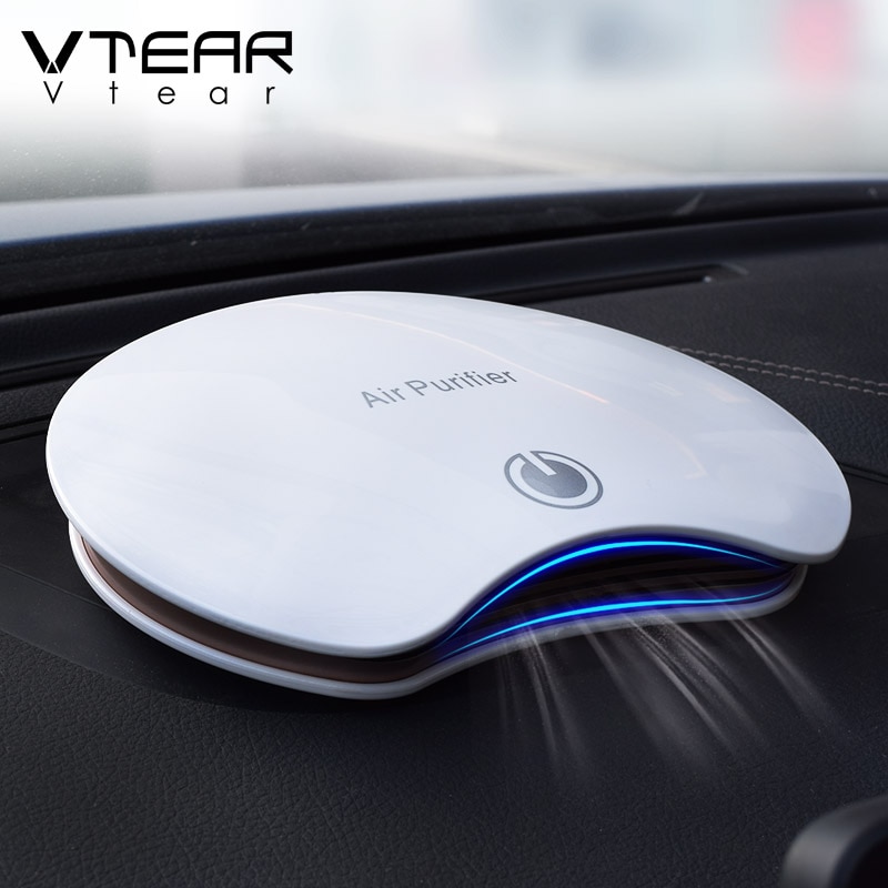 Filtro purificatore d'aria per auto Vtear ionizzatore filtro aria ioni negativi freschi con filtro rimuovi accessori auto formaldeide PM2.5